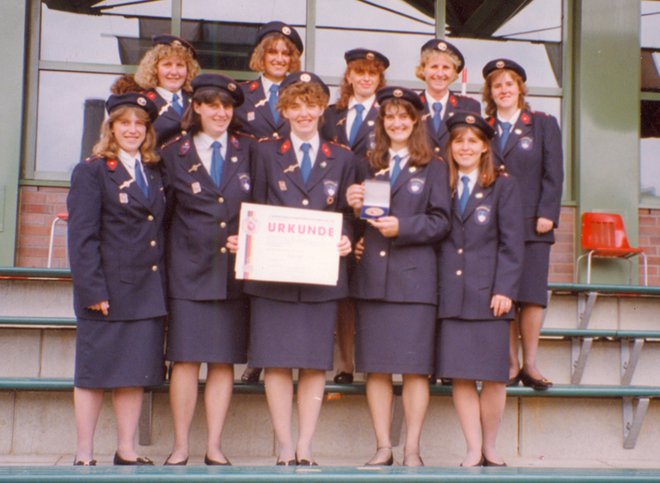 Članice PGD Begunje so bile leta 1993 olimpijske prvakinje. FOTO: Arhiv
