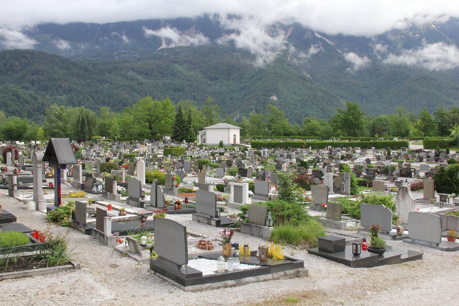 Fotografija: Pokopališče Blejska Dobrava FOTOGRAFIJE: Boštjan Fon
