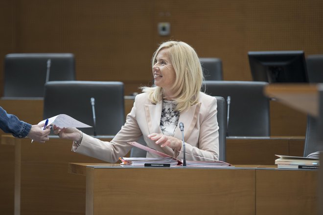 Tatjana Bobnar, kandidatka za notranjo ministrico. FOTO: Jure Eržen, Delo
