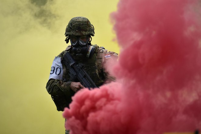 Tekmujoče države pošljejo svoje vrhunske vojake. FOTO: Osrh/J. Cindrić
