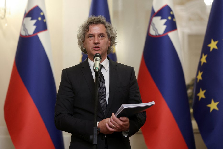 Fotografija: Slovenski premier Robert Golob. FOTO: Borut Zivulovic, Reuters
