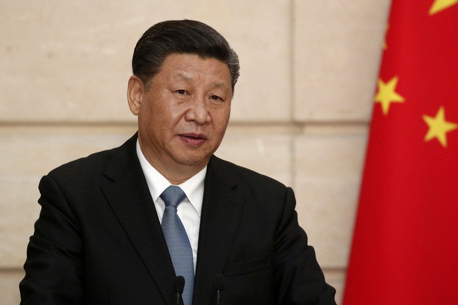 Fotografija: Kitajski predsednik Ši Džinping. FOTO: Yoan Valat, Pool Reuters
