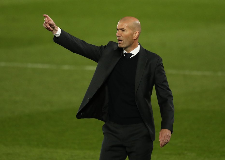 Fotografija: Zinedine Zidane je z Real Madridom trikrat zapored osvojil ligo prvakov. FOTO: Susana Vera/Reuters
