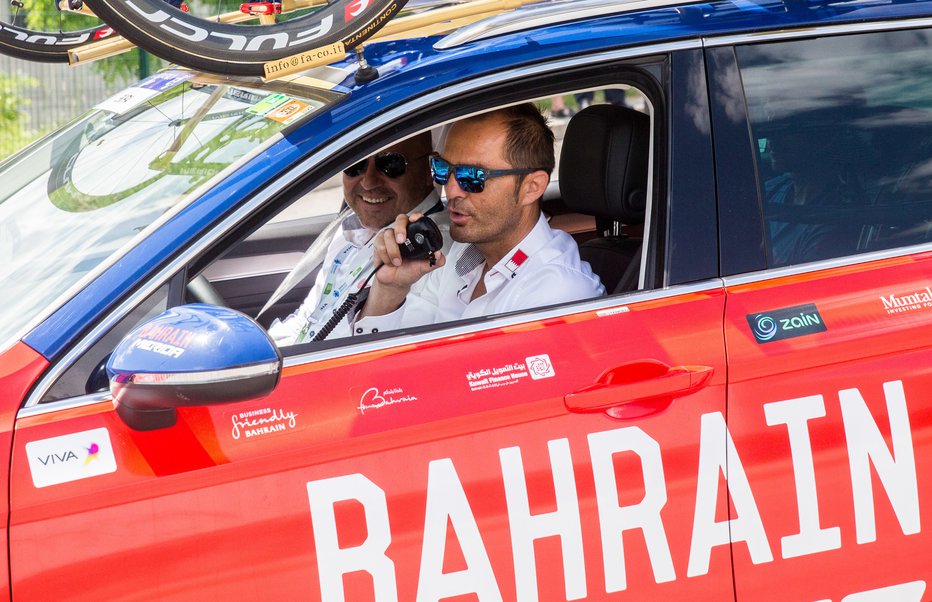 Fotografija: Bahrain-Victorious je bil edina ekipa na lanski dirki po Franciji, ki je bila podvržena tovrstnim preiskavam. FOTO: Vid Ponikvar, Sportida Sportida
