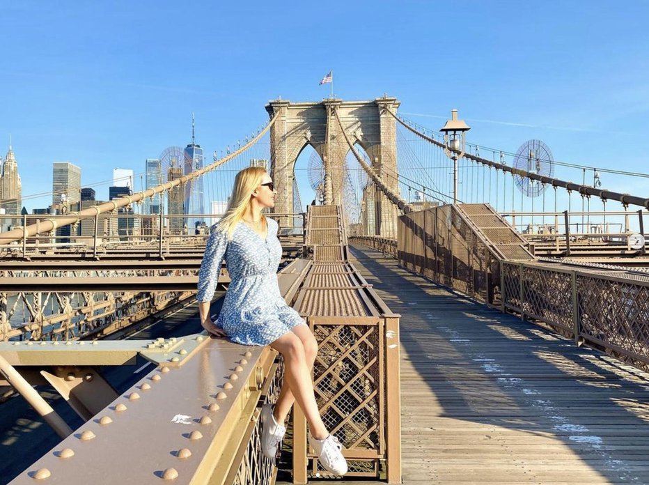 Fotografija: Greh bi bil, če ne bi prečkala znamenitega Brooklynskega mostu.
