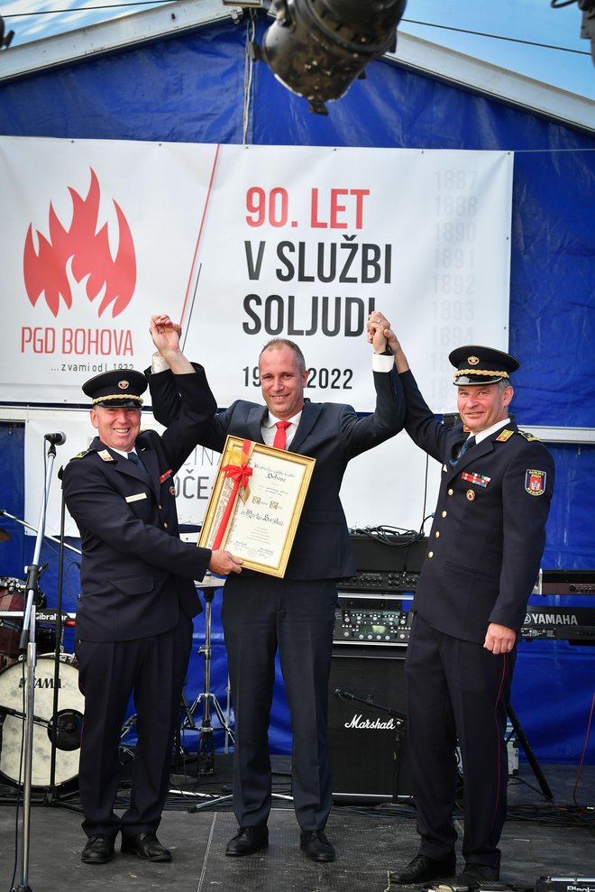 Župan dr. Marko Soršak je postal častni član PGD Bohova.
