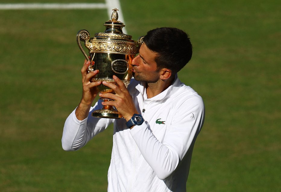 Fotografija: Novak Đoković je sedmič osvojil Wimbledon. FOTO: Hannah Mckay, Reuters
