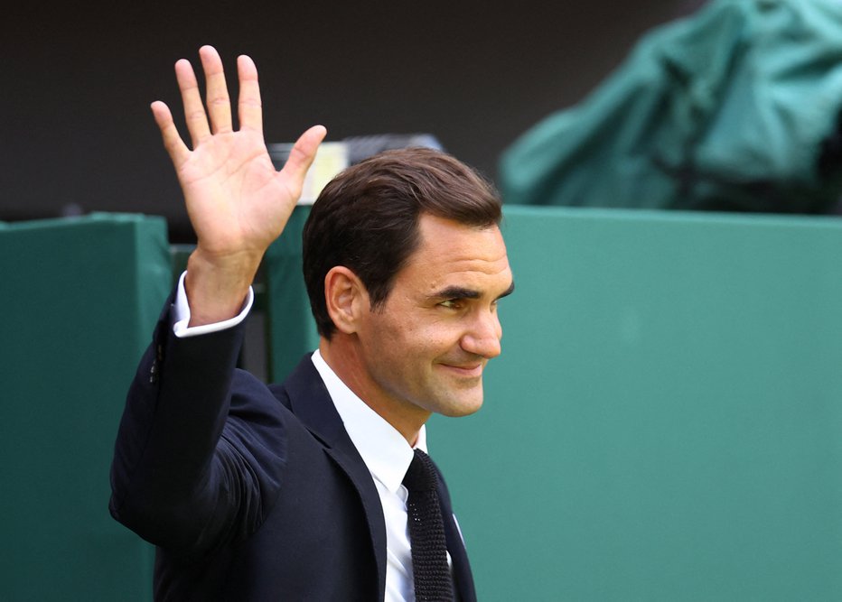 Fotografija: Roger Federer vedno rad pride v London. FOTO: Hannah Mckay, Reuters
