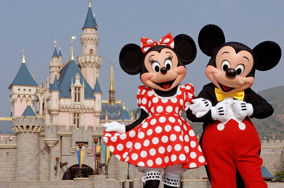 Fotografija: Simbola Disneyjevih zabaviščnih parkov in samega podjetja Foto: Reuters

