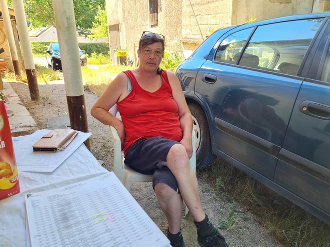Karmen Hribar je ostala tudi brez avta. FOTO: Aleksander Brudar
