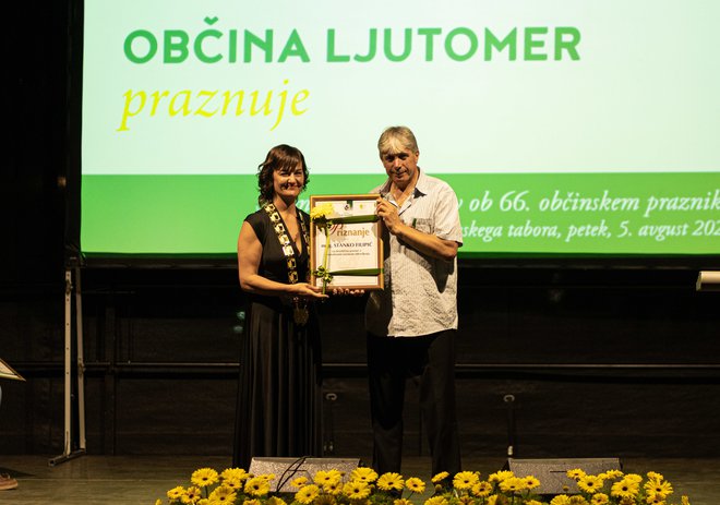 Županja Olga Karba je prepoznala pomen Stanka Filipiča za Prlekijo. Foto: Andi Vuk
