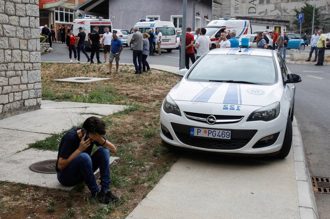 Krvavi pohod na Cetinju. FOTO: Stevo Vasiljevic, Reuters
