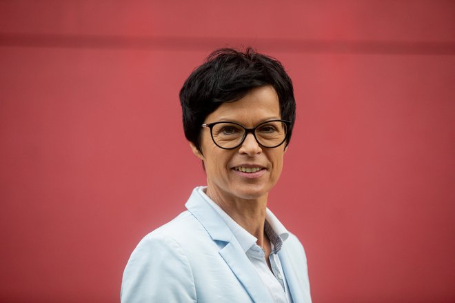 Marta Kos, kandidatka za predsednico republike. FOTO: Voranc Vogel
