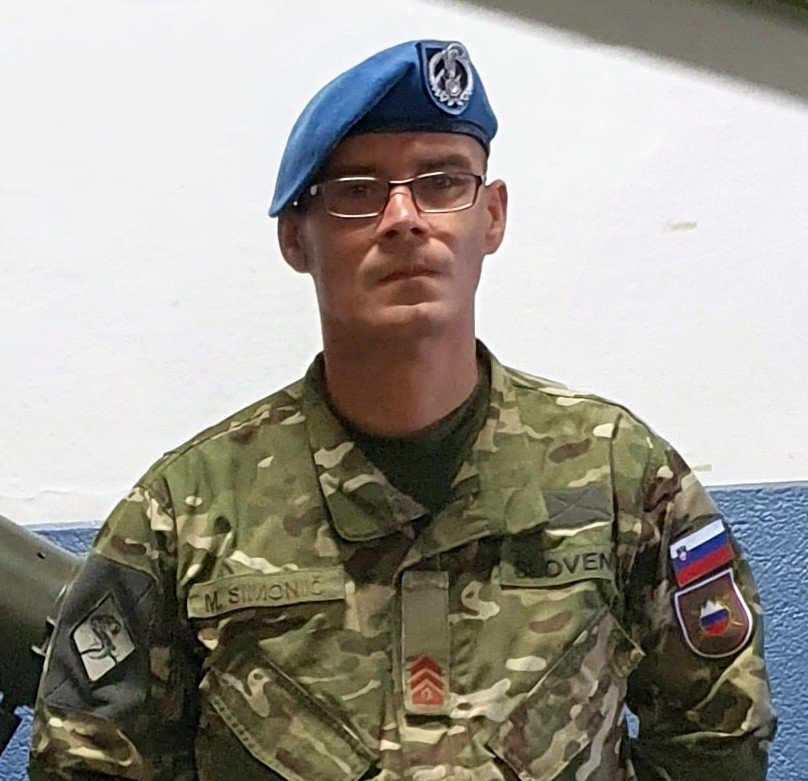 Fotografija: Naddesetnik Marko Simonič. FOTO: Slovenska vojska
