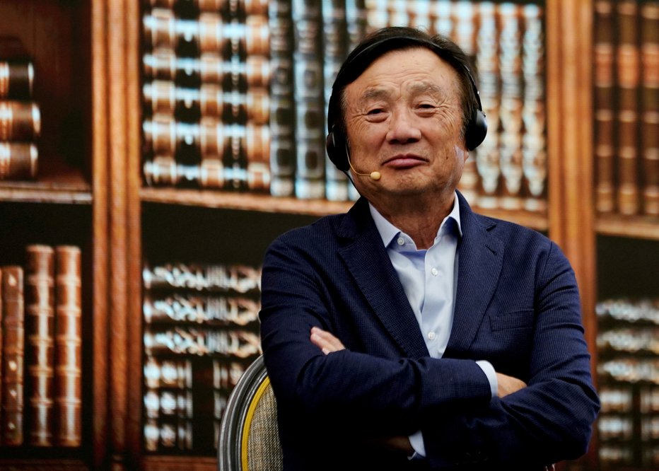 Fotografija: Ustanovitelj Huaweija Ren Džengfej. FOTO: Aly Song, Reuters
