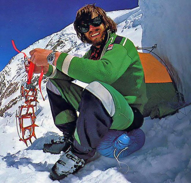 Reinhold Messner in Peter Habeler sta se na Mount Everest prva povzpela brez kisika. Foto: Reinhold Messner/Facebook
