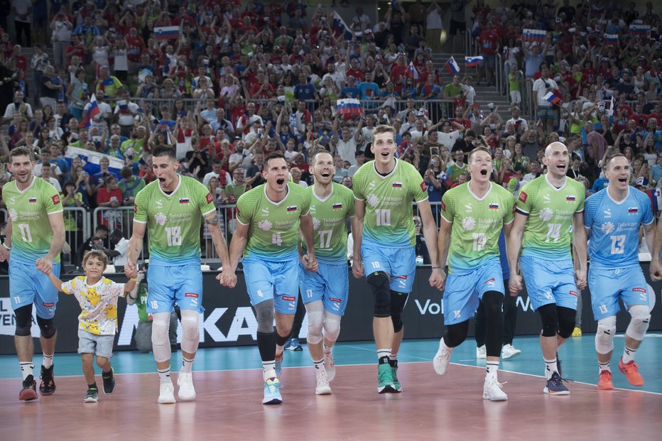 Fotografija: Slovenija se bo v četrtfinalu pomerila z Ukrajino. FOTO: Jure Eržen, Delo
