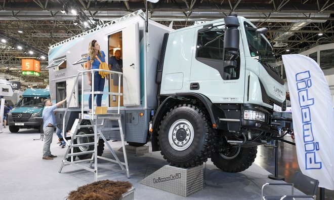 Bimobil, strokovnjak za ekspedicijska vozila, je v Düsseldorfu predstavil bivalnik EX 600. FOTO: Caravan Salon
