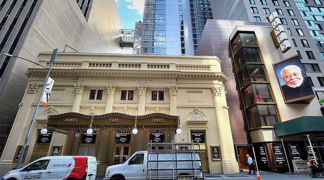 Gledališče Jamesa Earla Jonesa na Broadwayu v New Yorku FOTO: Philip Romano/Wikimedia Commons CC BY-SA 4.0
