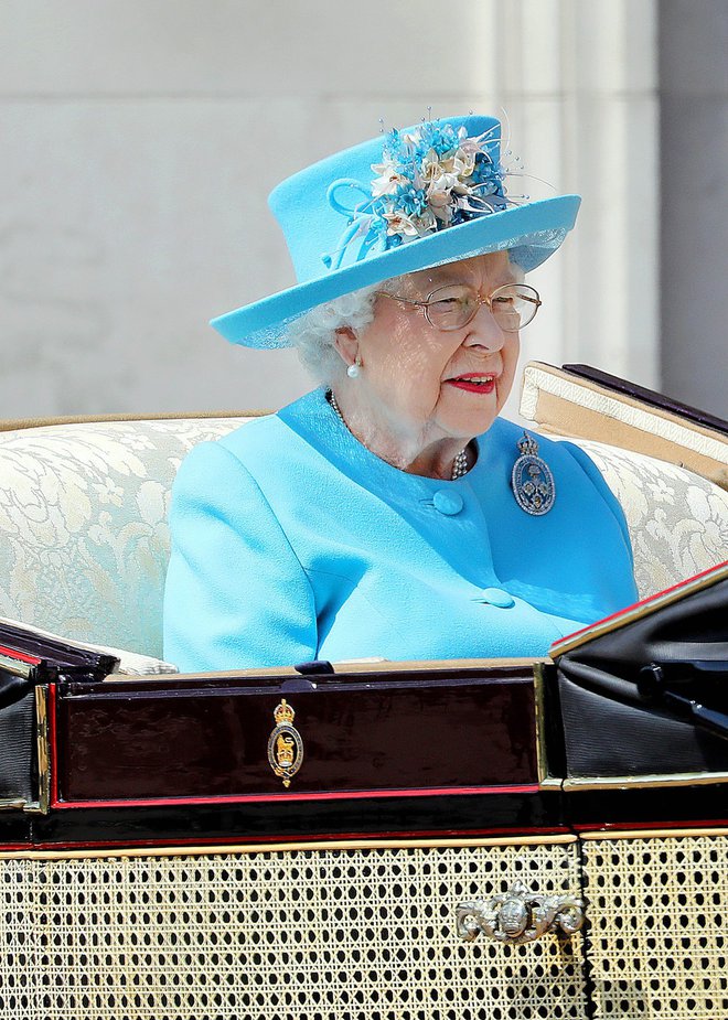 09-06-2018 England The ceremony of the Trooping the Colour, marking the monarch's official birthday, in London.
Queen Elizabeth II  

( PPE/Nieboer
/Sipa USA),Image: 374308408, License: Rights-managed, Restrictions: *** Germany and The Netherlands OUT ***, Model Release: no