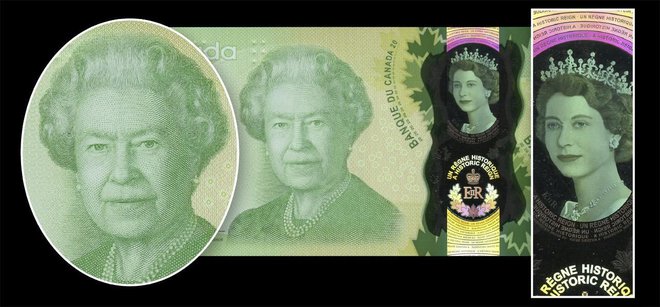 Najnovejši kanadski bankovec
za 20 dolarjev. Foto: Getty Images
