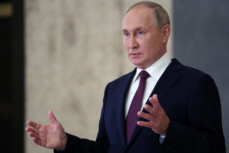 Fotografija: Ruski predsednik Vladimir Putin. FOTO: Sputnik, Via Reuters

