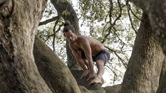 Victor Manuel vse dneve preživi na drevesih v barcelonskem parku. FOTOGRAFIJi: Instagram
