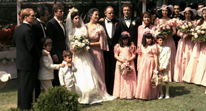 Družina Corleone na Conniejini poroki
