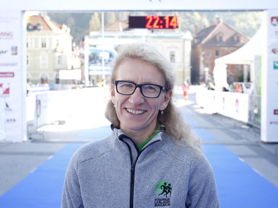Fotografija: Barbara Železnik, direktorica Timing Ljubljane, meni, da se potencial Ljubljanskega maratona skriva tudi v večjem številu tekačev iz tujine. FOTO: Roman Šipić
