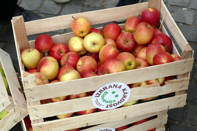 Jabolka gala nosijo znak »izbrana kakovost – Slovenija«.
