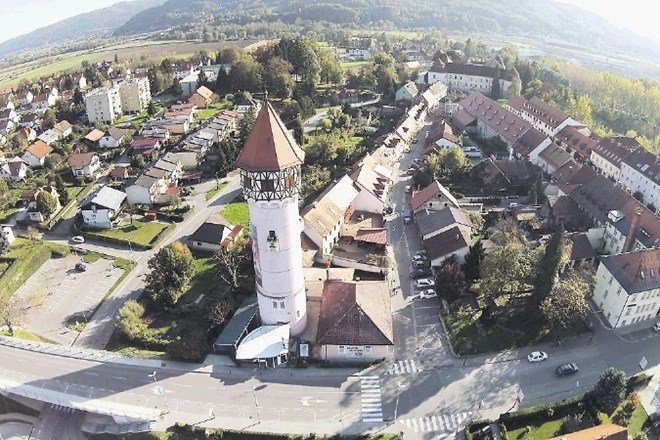 Fotografija: Pogled iz zraka FOTO: Občina Brežice
