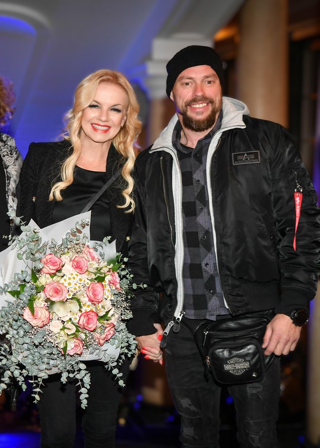 Katja Fašink je predstavila svojega partnerja Alena Tomažiča.
