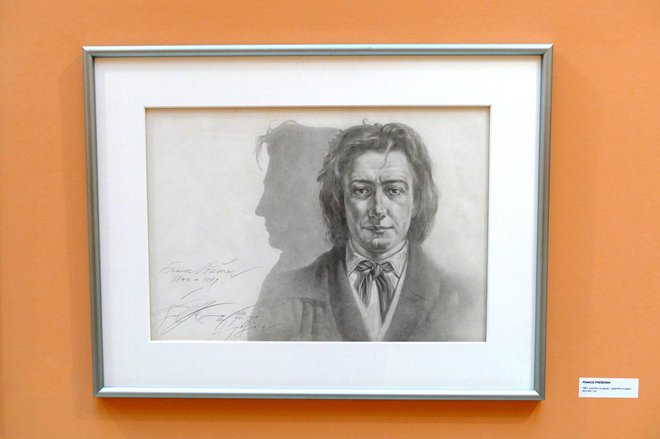 Rudolf Španzel, Prešernov portret za bankovec za 1000 tolarjev.
