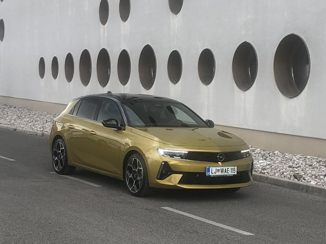 Opel astra se je uvrstila na tretje mesto. FOTO: Gašper Boncelj
