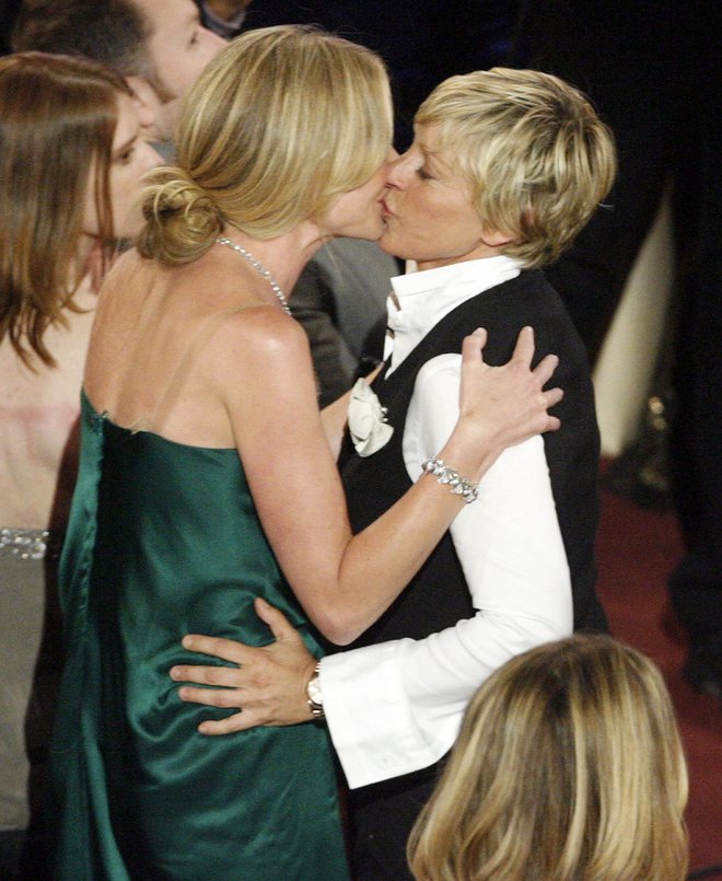 Šele ko je spoznala Ellen, se je Portia opogumila in priznala, da ima rada ženske. FOTO: Fred Prouser/Reuters
