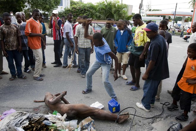 Linčanje v Haitiju še vedno ni stvar preteklosti. FOTO: Reuters
