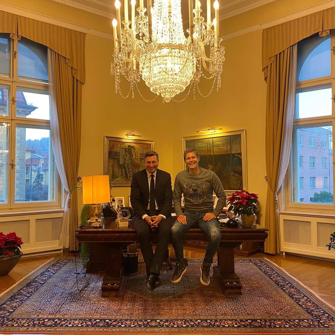 Alen Kobilica in Borut Pahor sta prijatelja. FOTO: osebni arhiv
