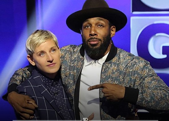 Fotografija: Stephen tWitch Boss in Ellen DeGeneres. FOTO: Instagram, zaslonski posnetek
