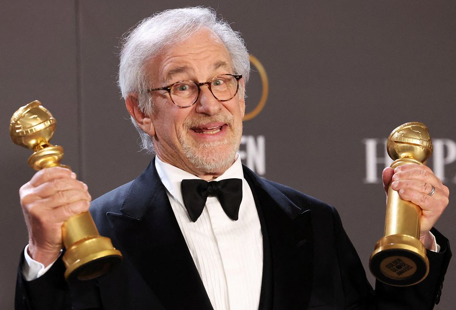Fotografija: Steven Spielberg z nagrado za film The Fabelmans FOTO: Mario Anzuoni, Reuters
