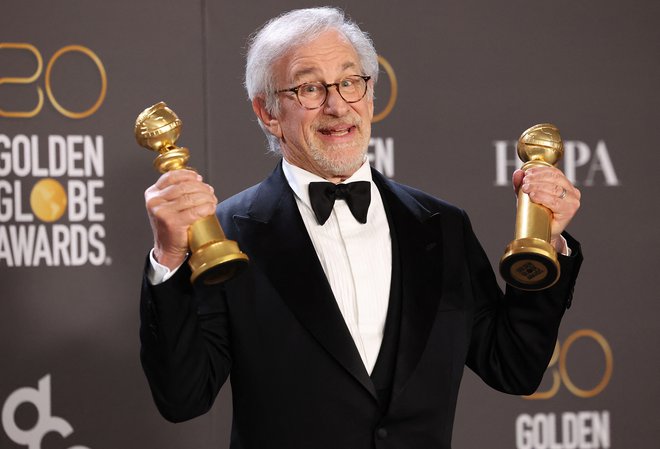 Steven Spielberg je s svojim osebnim filmom Fabelmanovi ugnal največji komercialni uspešnici leta, nadaljevanji Avatarja in Top Guna. FOTO: Mario Anzuoni/Reuters
