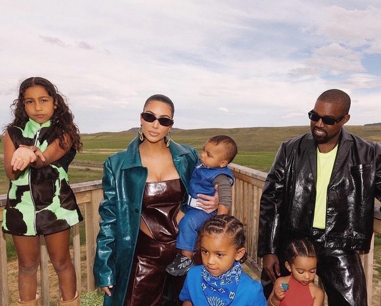 Fotografija: Kanye ima iz prejšnjega zakona štiri otroke. FOTO: Instagram
