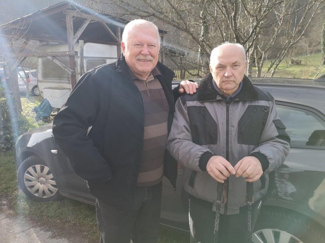 Soseda Peter Rade (levo) in Ivica Verderber FOTO: Milan Glavonjić
