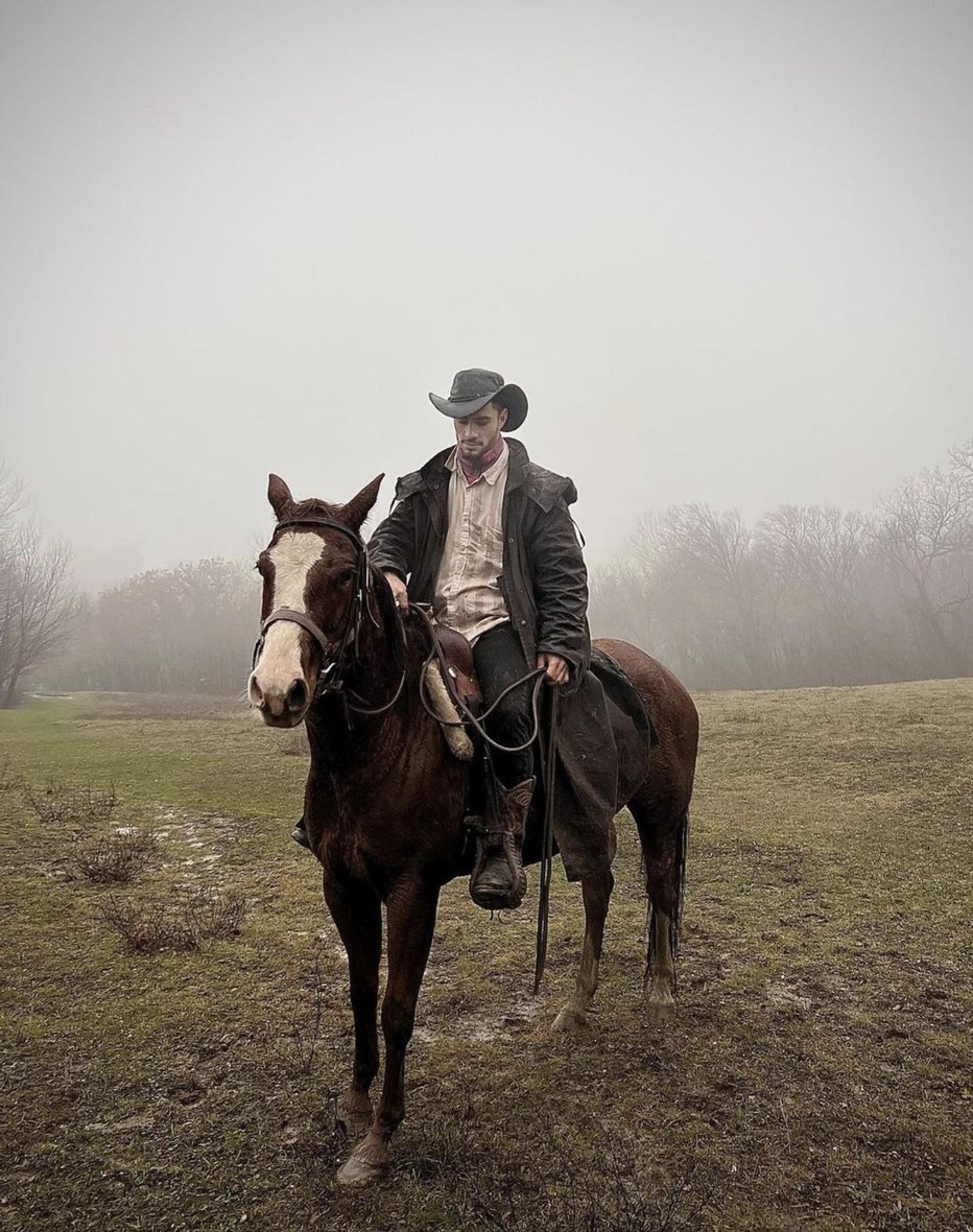 Fotografija: Franko na svojem najljubšem konju
