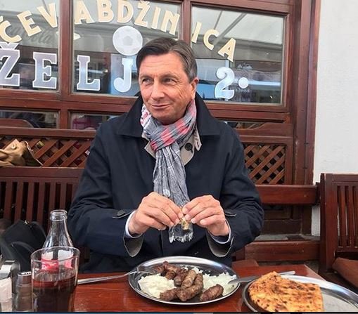 Fotografija: Borut Pahor. FOTO: Zaslonski Posnetek, Instagram
