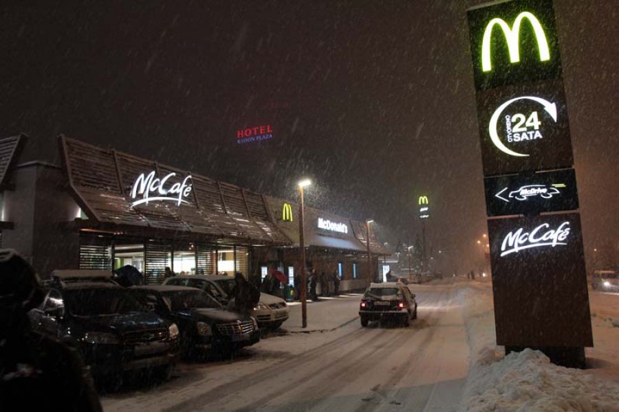 Fotografija: Sarajevski McDonald's je lani zaprl vrata. FOTO: Raport.ba