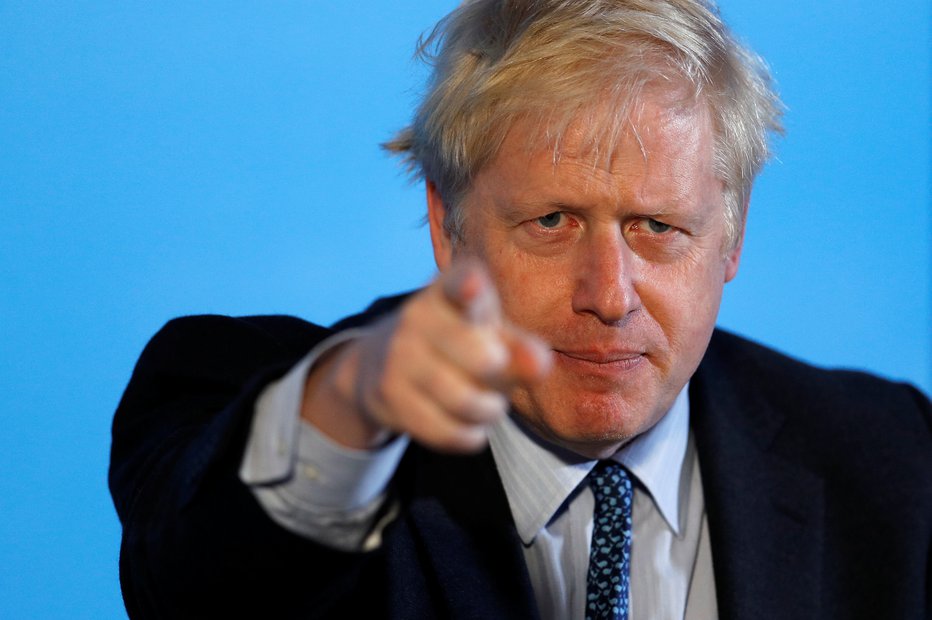 Fotografija: Boris Johnson. FOTO: Peter Nicholls, Reuters
