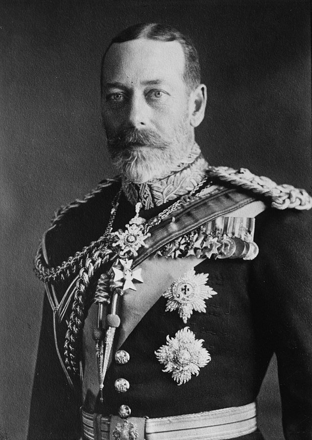 Kralj Jurij V. je bil edini od Edvardovih otrok, ki bi lahko bil oče njune babice. FOTO: Wikipedia
