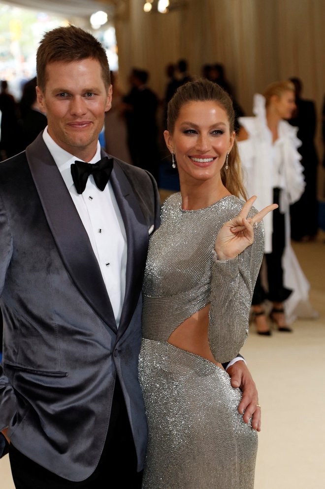 Gisele Bundchen in Tom Brady sta zdaj že ločena. FOTO: Lucas Jackson/REUTERS
