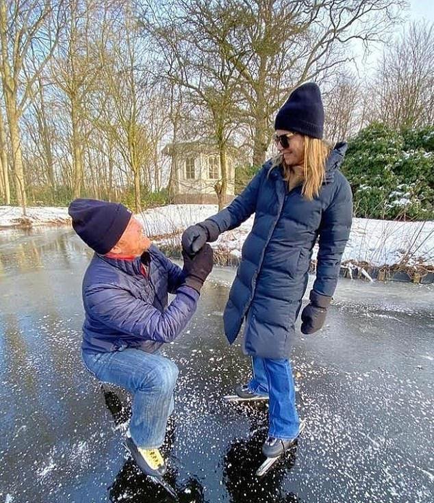 »Pred desetimi leti je dobila prstan, danes samo fotografijo,« se je pošalil Willem-Alexander. FOTO: Instagram
