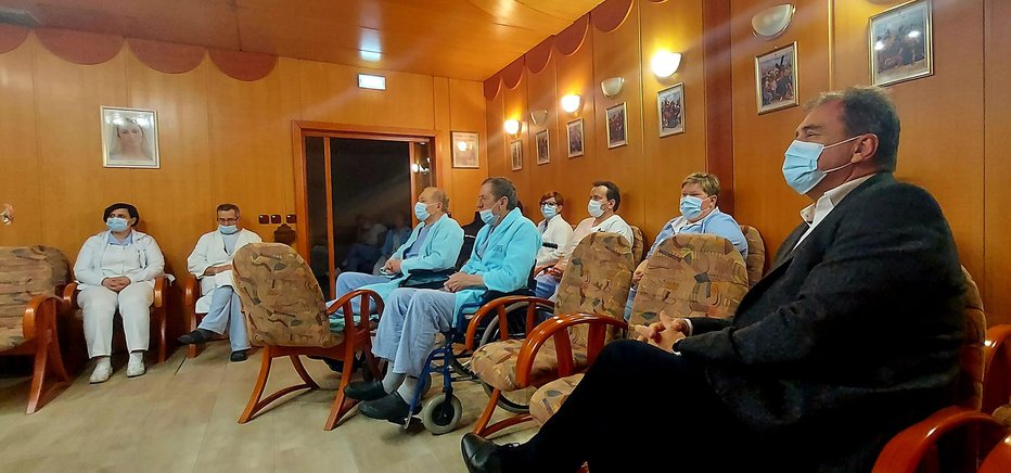 Fotografija: V bolnišnici so zaznamovali svetovni dan bolnikov. FOTOGRAFIJI: Jože Žerdin
